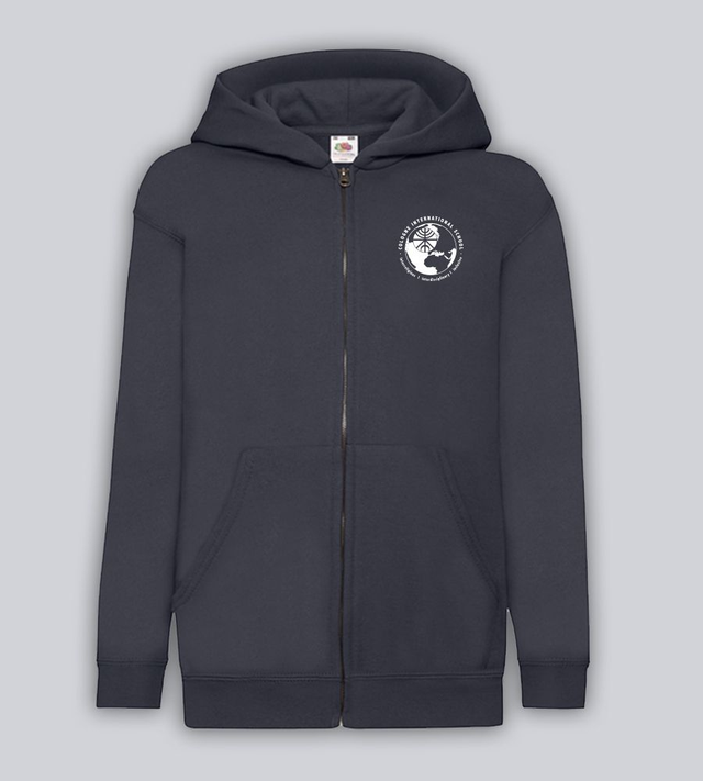 Kids Zip Hoodie Navy