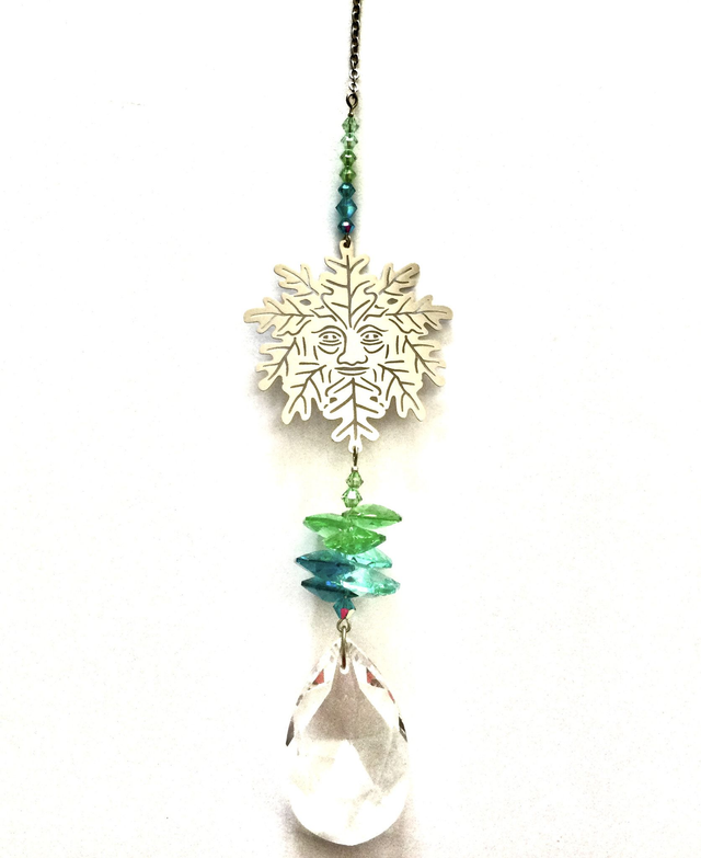 Green Man Suncatcher - Large