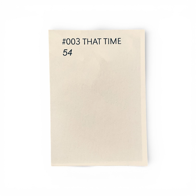 THAT TIME #003 - 54