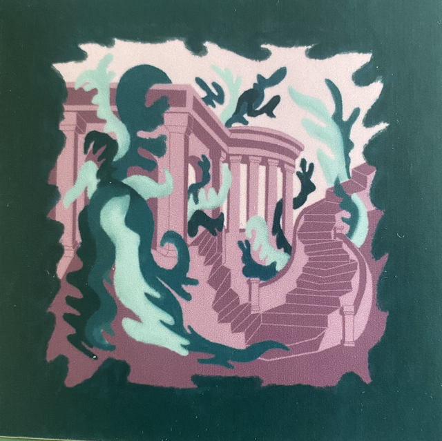 Sticker architecture luxuriante 