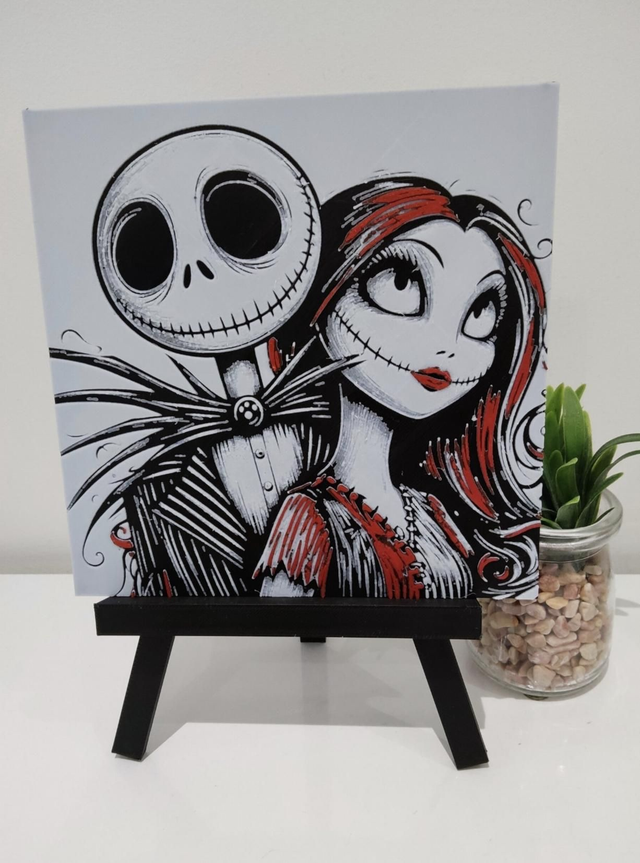 Jack et Sally dans l'étranger Noël de Monsieur Jack