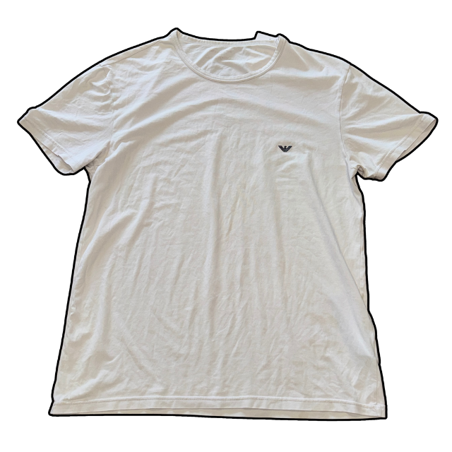 Armani Logo Tee - L