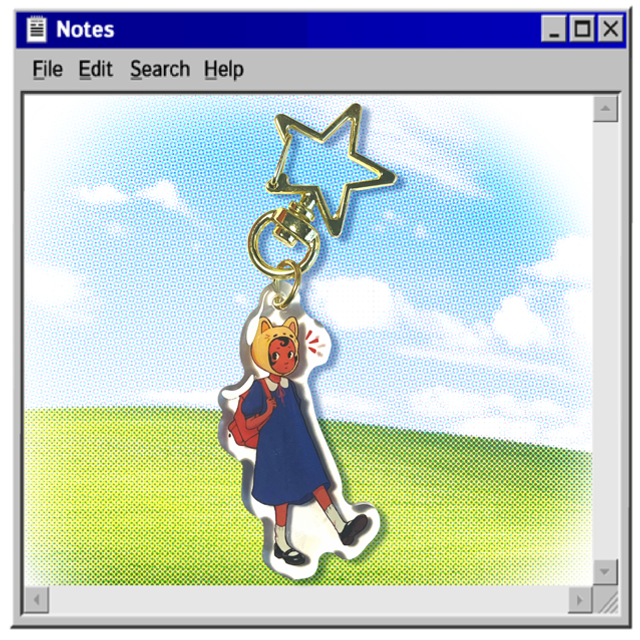 acrylic keychain - Pipo 🍎