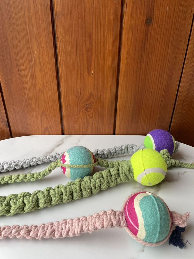 Macrame Dog Toy