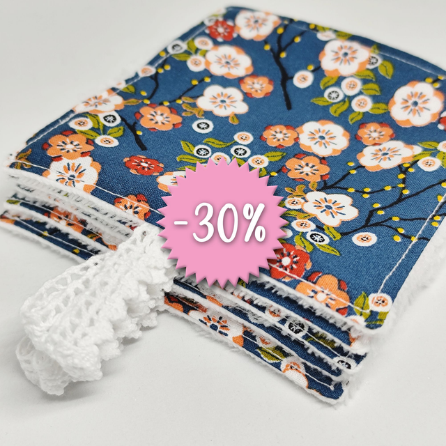 MAKA – Lot de 5 lingettes lavables pour une routine beauté responsable