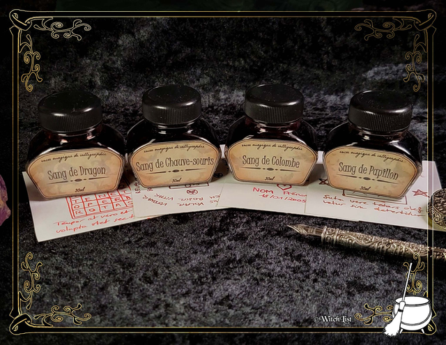 Encres magiques : Collection &quot;Encres du Sorcier&quot;