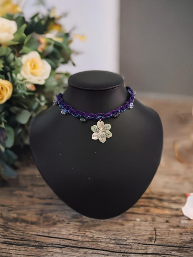 Collier réglable "Ailes de cristal"