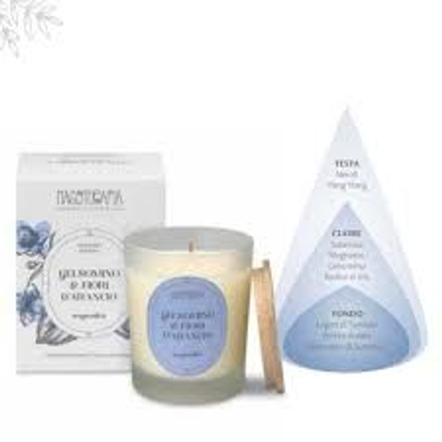 Candela Gelsomino e Fiori d'Arancio Nasoterapia