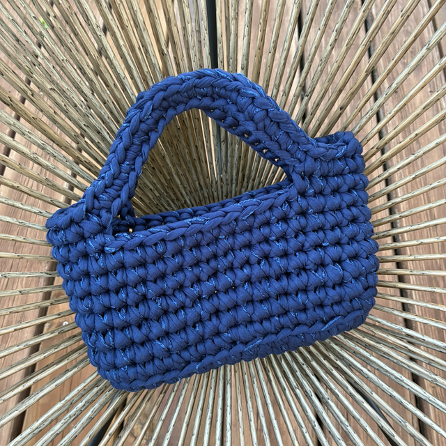 Sac Bleu &amp; Paillettes 