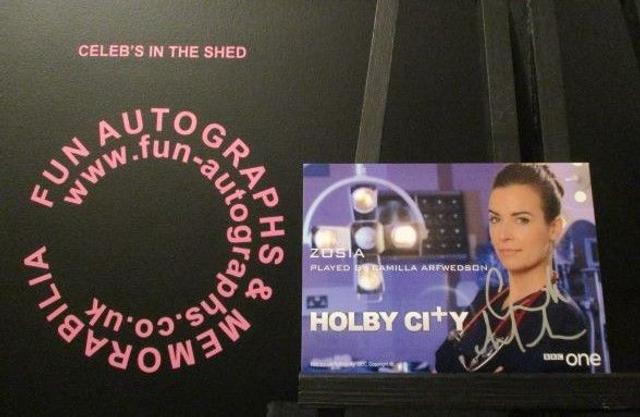 Camilla Arfwedson (Zosia) Authentic Autographed Holby City 6x4 Cast Card