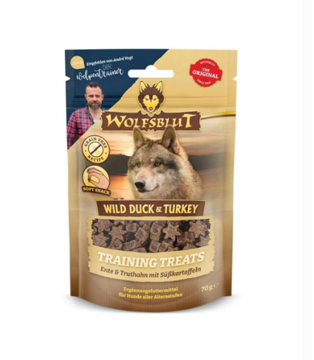 Wolfsblut - Wild Duck & Turkey Training Treats - 70g