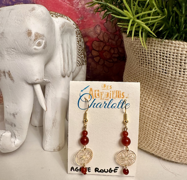 Boucles d'oreilles -"Attrape-Rêves"