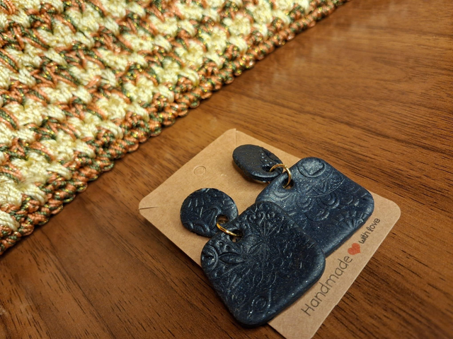 Clay earrings 