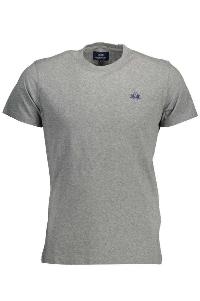 1614LA MARTINA T-SHIRT MANICHE CORTE UOMO GRIGIO
