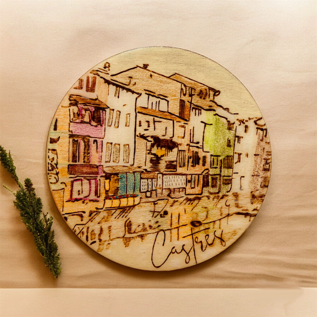 Magnet souvenir ville de Castres