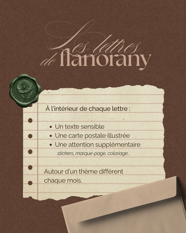 Les lettres de flanorany ~ Courrier Mensuel