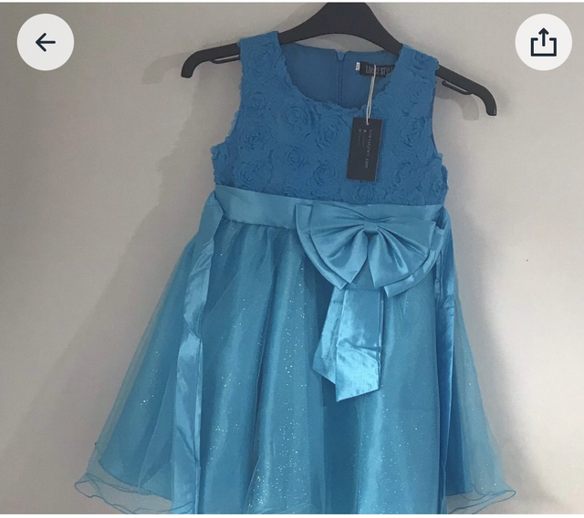New Little Girls Blue Dress -  LGBD01 - Make an offer 