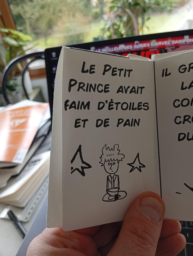 Affamé ! (Zine express Hommage à St Exupéry !)