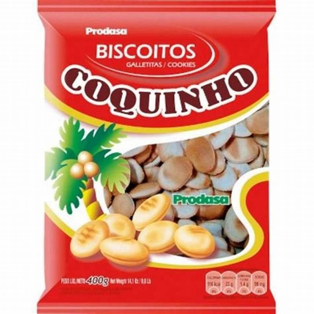 Biscoito de coco "poca zoi" 400 gr- Prodasa