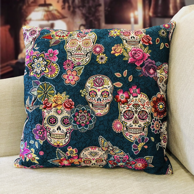 Coussin 40x40 - Sugar Skull 