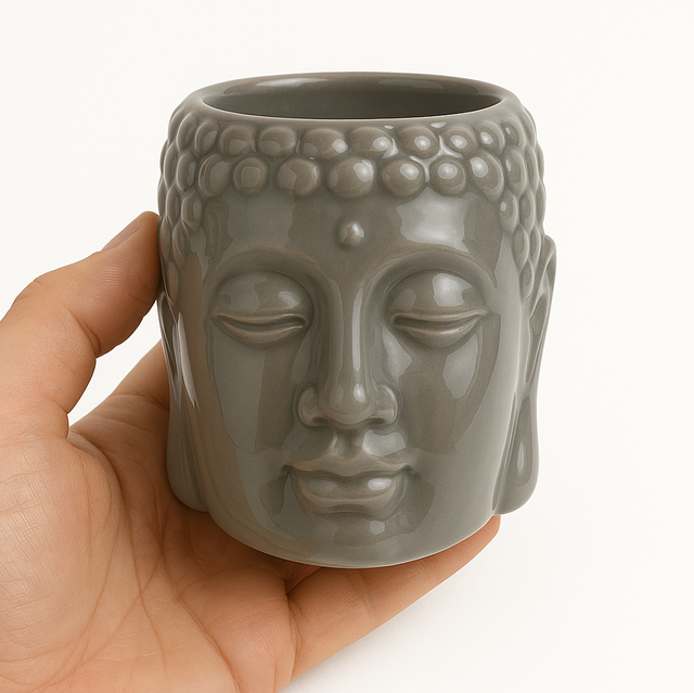 Buddha Wax Burner (Grey)