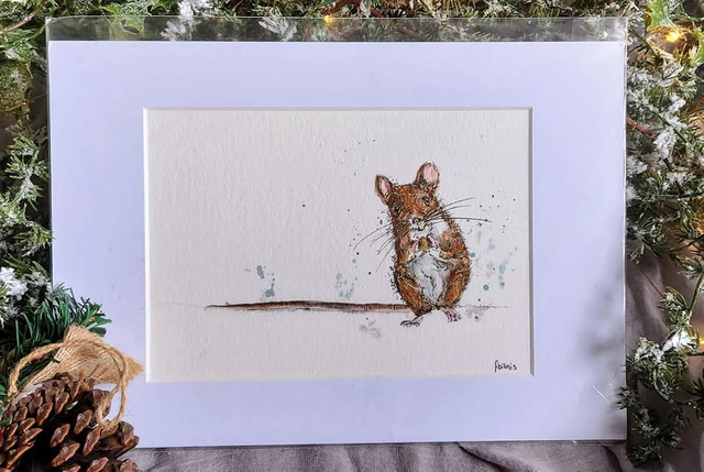 Waiting for Crumbs Print