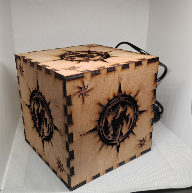 Lampe rose des vents