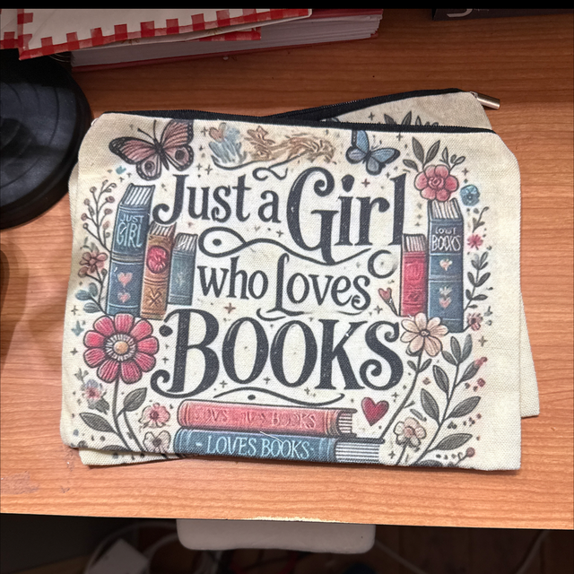 Just a girl makeup bag