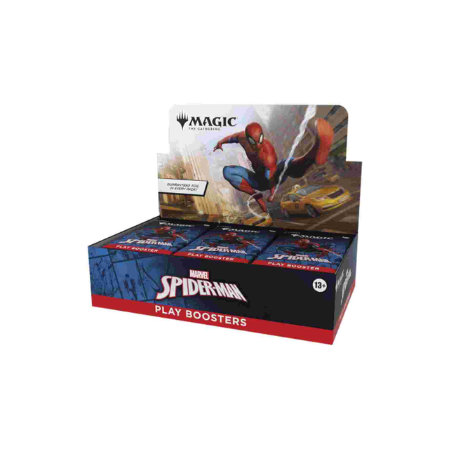 4) Booster Box Marvel Spiderman English Display Sigillato (30 Play Booster Pack) - Magic the Gathering