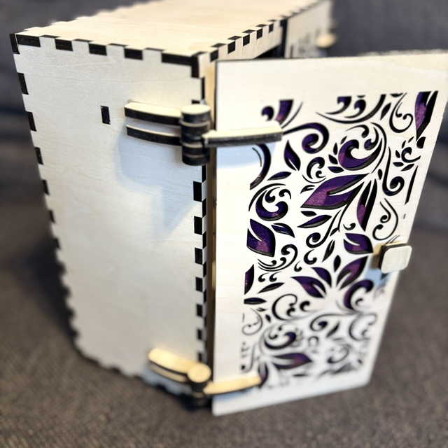 La boîte à bijoux prune