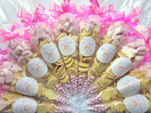 Baby Shower Sweet Cones