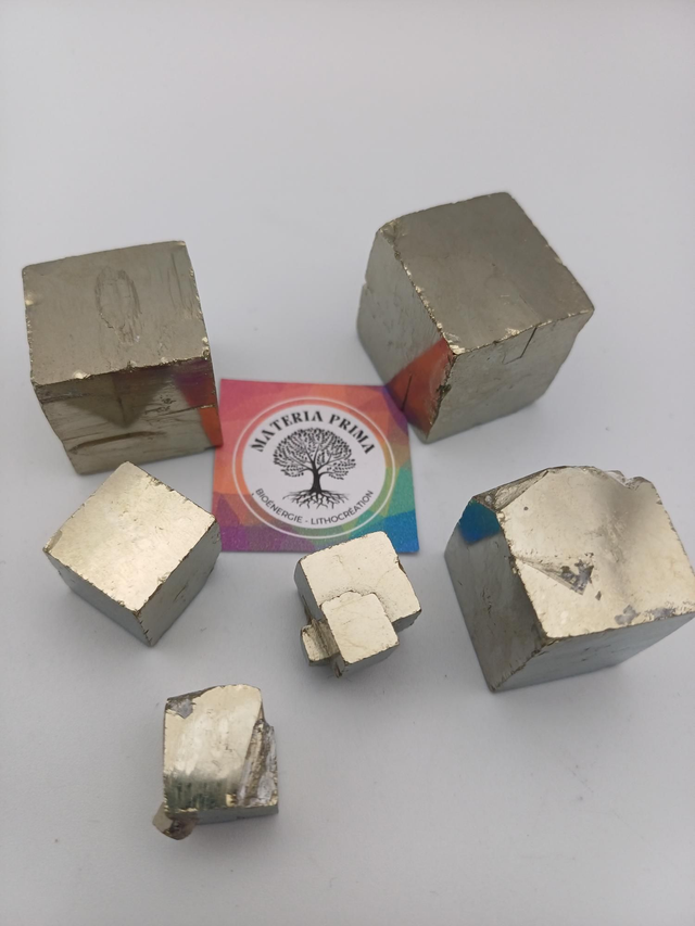 Pyrite cube