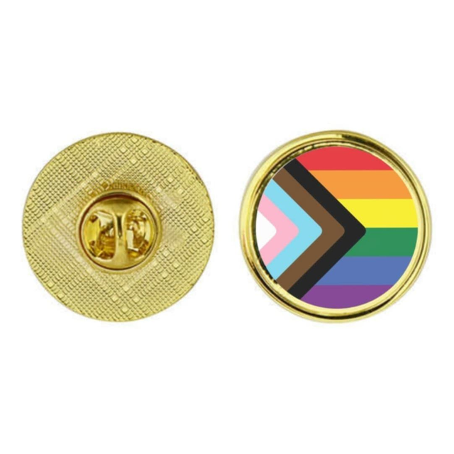 Pin Badge Silver or Gold 