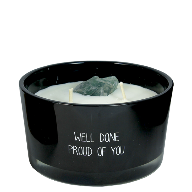 Geurkaars met kristal | Well Done