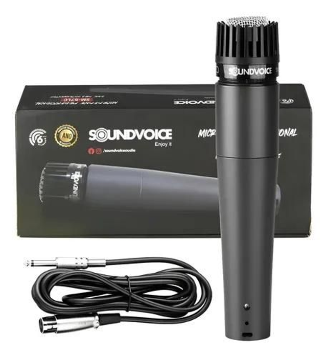 1066 - Microfone SOUNDVOICE SM-57 LC