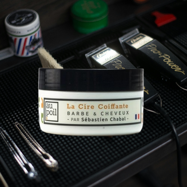 Cire coiffante barbe et cheveux