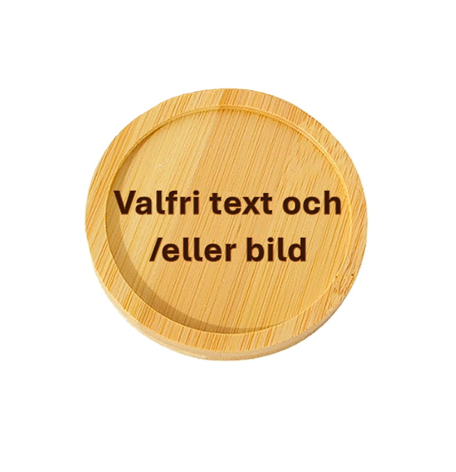 Glasunderlägg i bambu