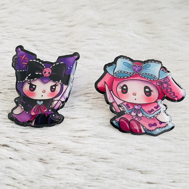 Set Pins Cute But Psycho