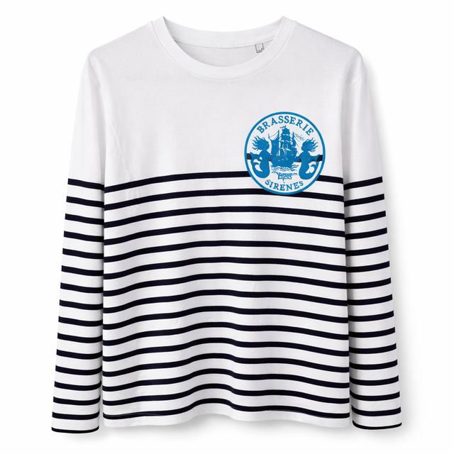 Marinière Brasserie des Sirènes – Logo brodé 