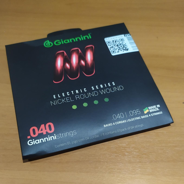 Encordoamento Baixo 4C 040 Giannini Cód 701