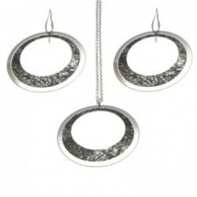 Orecchini donna in bronzo a cerchio 