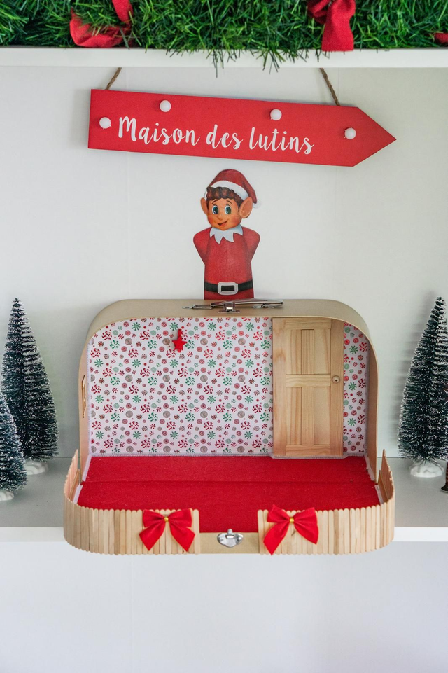 Valise magique - motif sucre d'orge