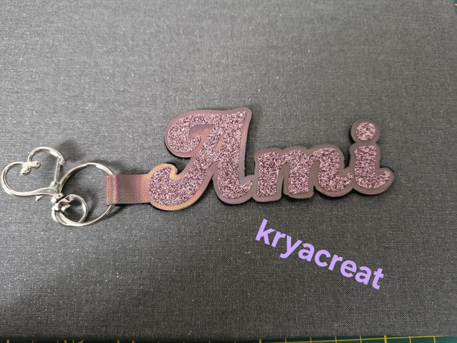 Porte-clés simili cuir 