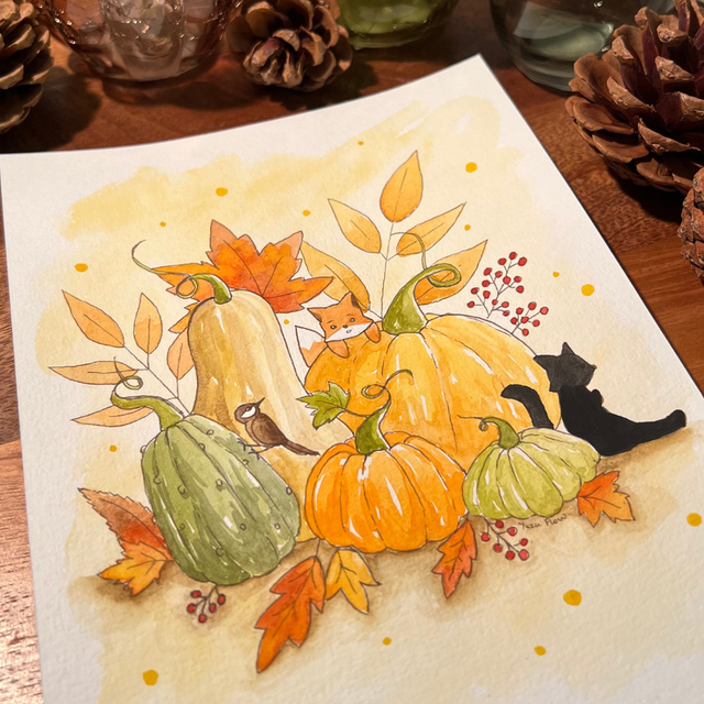 Le jardin des courges géantes ✨ A5