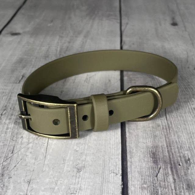 Olive Waterproof BioThane® Collar