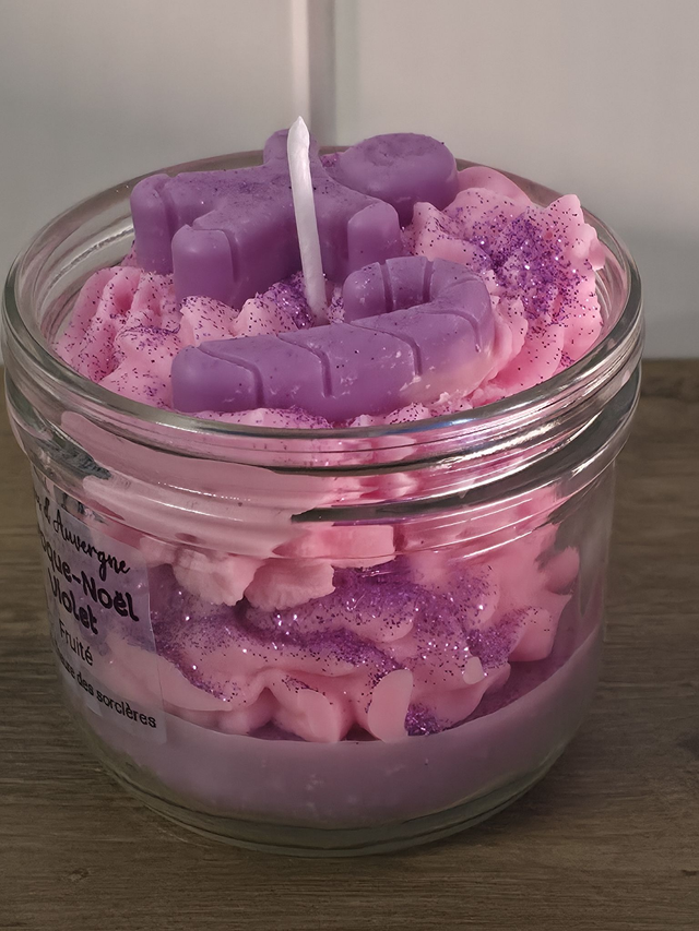 Croque Noël violet parfum l'heure des sorcières