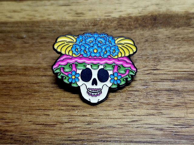 PIN’S CRÂNE AZTÈQUE #3