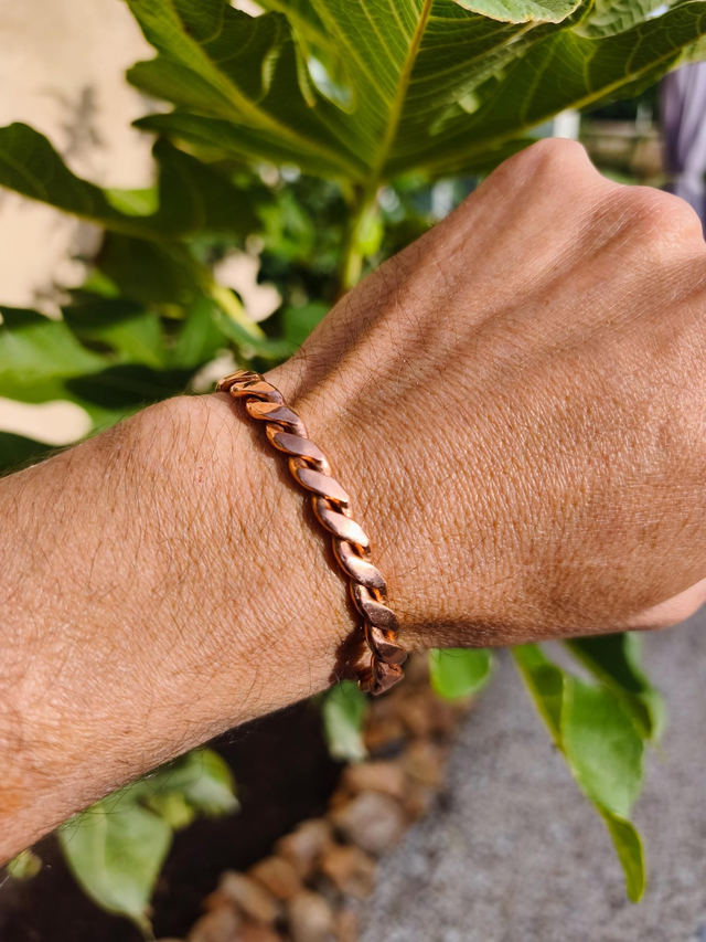 Bracelets en Cuivre Pur Tressé - Mixte