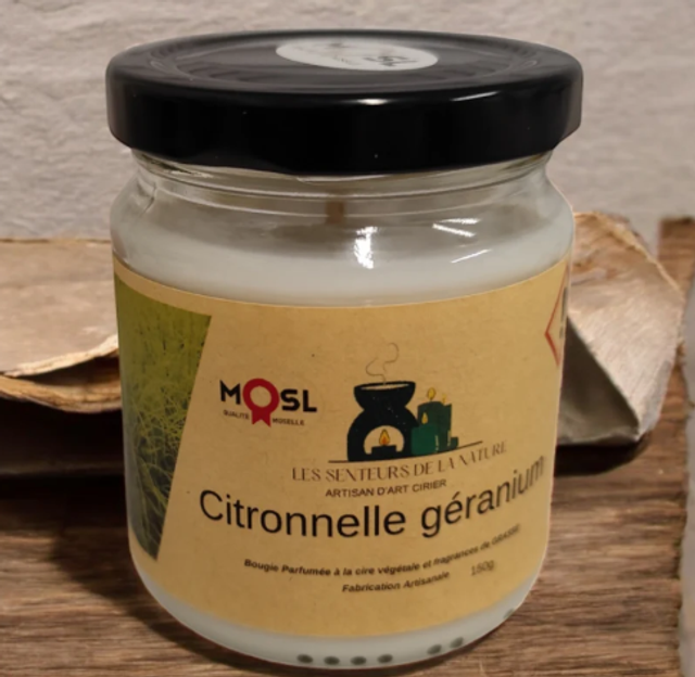 06.1Bougie citronnelle géranium