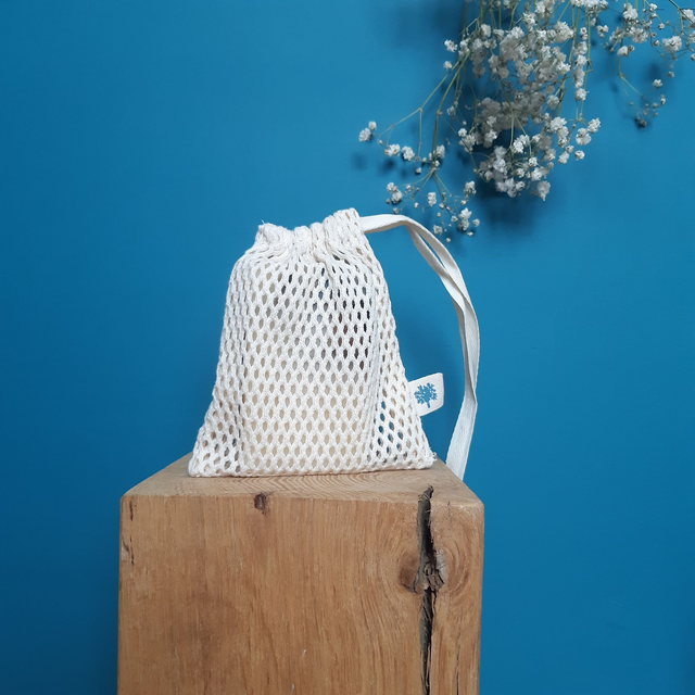 Filet à savon en coton bio